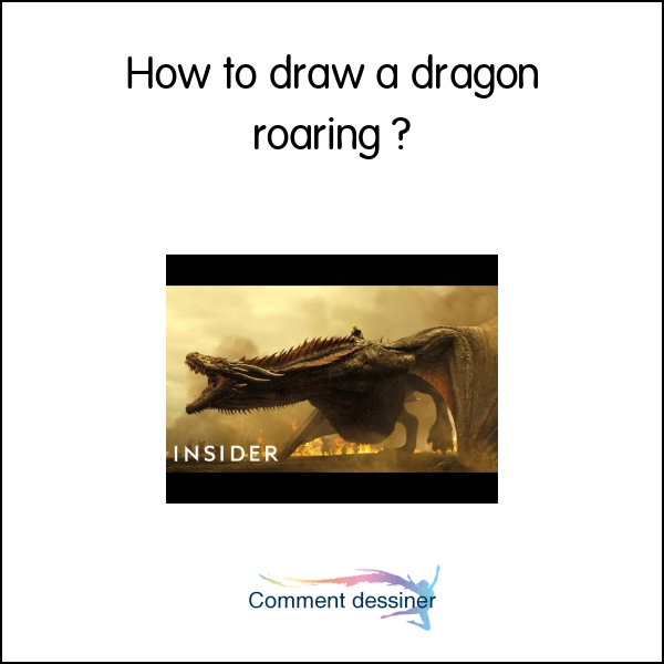 How to draw a dragon roaring